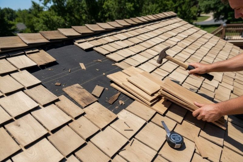 Wood Shake Roof Repair in Tarrytown, NY